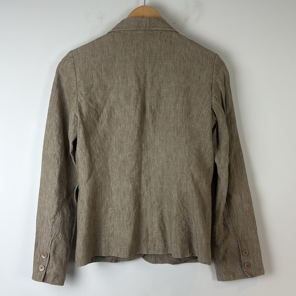 Gerard Darel Linen Blazer Beige Size EU 38 - Picture 3 of 8